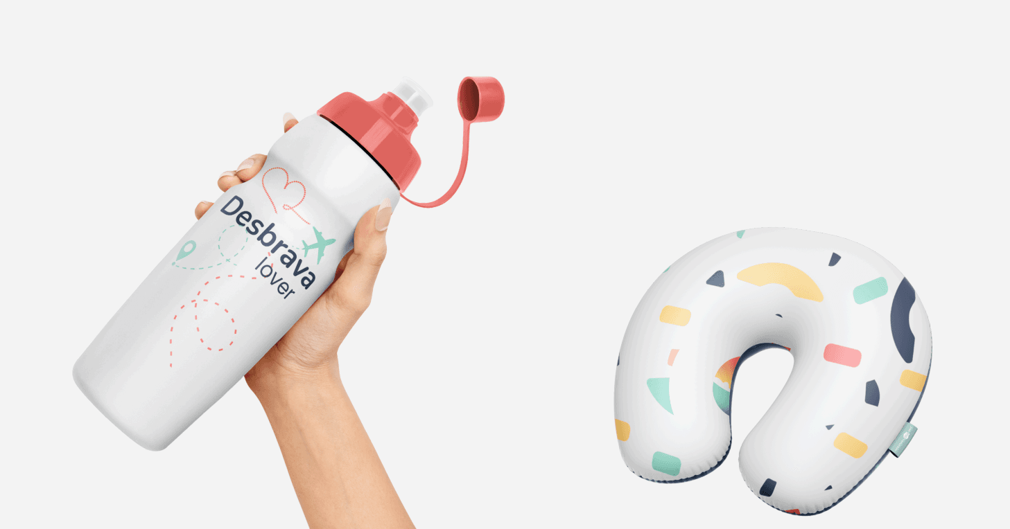 Kit de viagem sensorial